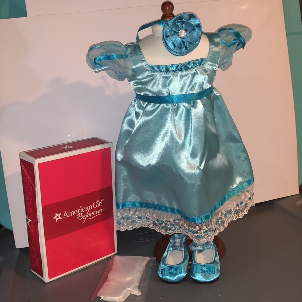 Retired AMERICAN GIRL Caroline’s Party Gown NEW - Picture 11 of 11